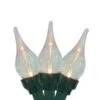 Northlight White Twinkle Flame Tip C5 Mini Christmas Light Set - 50-Light -Northlight Paradise 331054351 MainImage 001 l