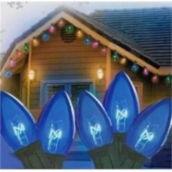 Northlight 25-Count Blue C7 Christmas Light Set -24-ft Green Wire -Northlight Paradise 331054354 AlternateImage1 l