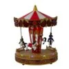 Northlight 11-in Red And White LED Lighted And Animated Christmas Carousel With Horses 2 Northlight 11-in Red And White LED Lighted And Animated Christmas Carousel With Horses -Northlight Paradise 331054361 AlternateImage3 l