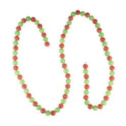 Northlight 6-ft Red And Green Glittered Candy Drop Christmas Garland