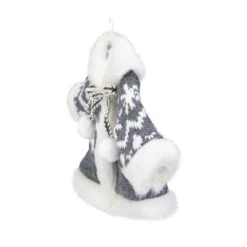 Northlight 8-in Grey And White Knit Nordic Print Sweater Christmas Ornament -Northlight Paradise 331054376 AlternateImage2 l