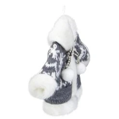 Northlight 8-in Grey And White Knit Nordic Print Sweater Christmas Ornament -Northlight Paradise 331054376 AlternateImage3 l