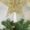Northlight 10-in LED Gold Glittered Star Christmas Tree Topper -Northlight Paradise 331054385 AlternateImage2 l