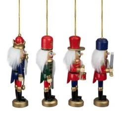 Northlight 5-in Red And Green Christmas Nutcracker Ornaments - Set Of 4 -Northlight Paradise 331054393 AlternateImage2 l