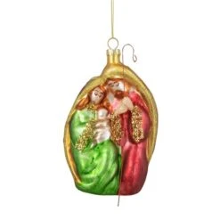 Northlight 6-in Religious Holy Family Glass Nativity Christmas Ornament -Northlight Paradise 331054416 MainImage 001 l