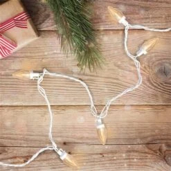 Northlight 16-ft Warm White LED C7 Christmas Lights - 25-Light