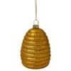 Northlight 3.5-in Gold Holiday Collections Glass Beehive Christmas Ornament -Northlight Paradise 331054428 AlternateImage2 l