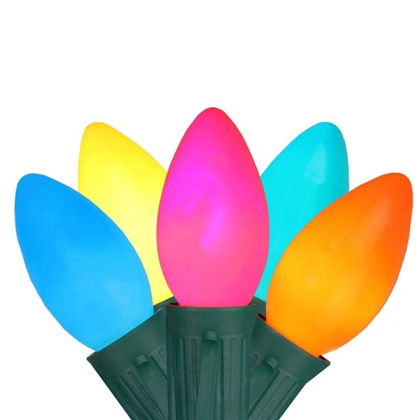 Northlight Opaque Vibrant Multicolour C9 Christmas Light 25-ft Set Of 25 3 Northlight Opaque Vibrant Multicolour C9 Christmas Light 25-ft Set Of 25