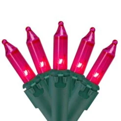 Northlight 35-Count Pink Mini Christmas Light Set - 7-ft Green Wire 7 Northlight 35-Count Pink Mini Christmas Light Set - 7-ft Green Wire -Northlight Paradise 331054433 MainImage 001 l