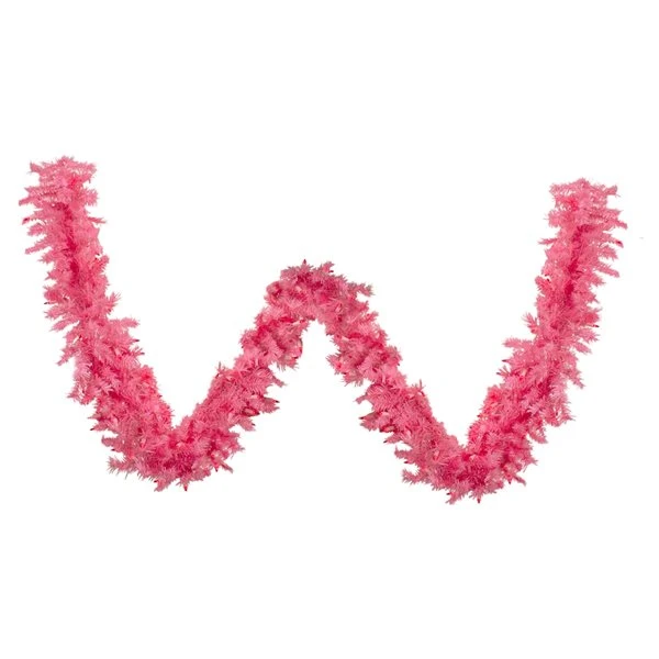 Northlight 9-ft X 12-in Pre-Lit Pink Spruce Artificial Christmas Garland 3 Northlight 9-ft X 12-in Pre-Lit Pink Spruce Artificial Christmas Garland