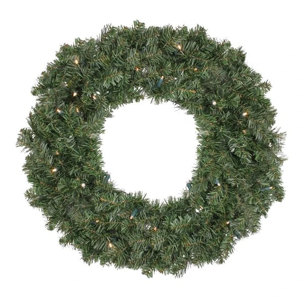 Northlight 36-in Pre-Lit LED Canadian Pine Artificial Christmas Wreath 3 Northlight 36-in Pre-Lit LED Canadian Pine Artificial Christmas Wreath