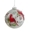 Northlight 4.5-in Red Cardinals And Pine Cones Glass Christmas Ornament 1 Northlight 4.5-in Red Cardinals And Pine Cones Glass Christmas Ornament -Northlight Paradise 331054450 MainImage 001 l