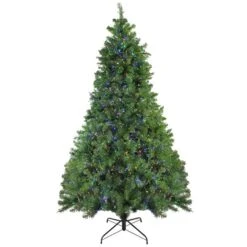 Northlight 7.5-ft Pre-Lit Full Pike River Fir Artificial Christmas Tree -Northlight Paradise 331054476 AlternateImage2 l