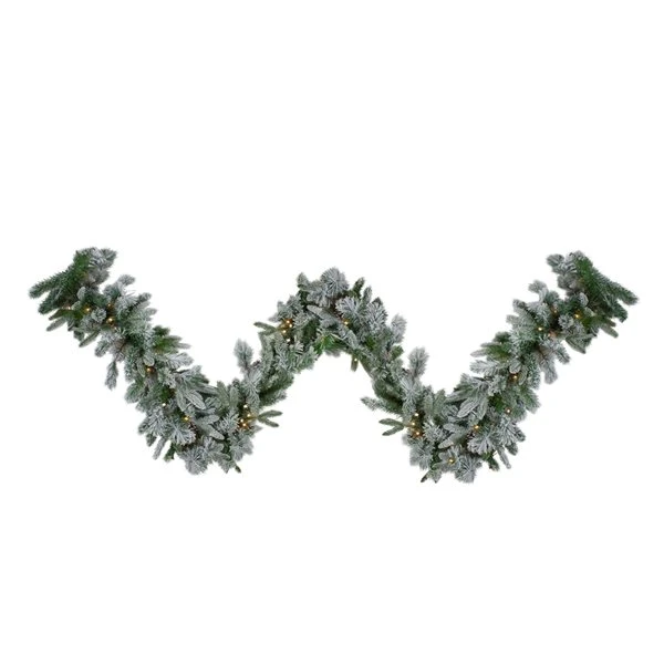 Northlight 9-ft X 14-in Mixed Rosemary Emerald Pine Christmas Garland 4 Northlight 9-ft X 14-in Mixed Rosemary Emerald Pine Christmas Garland - Image 2