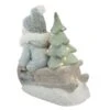 Northlight 15-in Beige And Green Lighted Boy On A Sled Christmas Decoration -Northlight Paradise 331054498 AlternateImage4 l