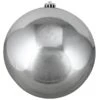 Northlight 8-in Shiny Grey Shatterproof Christmas Ball Ornament 1 Northlight 8-in Shiny Grey Shatterproof Christmas Ball Ornament -Northlight Paradise 331054503 MainImage 001 l