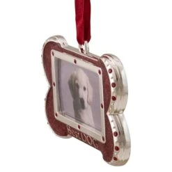 Northlight 3-in Red And Silver-Plated Best Dog Bone Christmas Ornament -Northlight Paradise 331054508 AlternateImage2 l