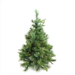 Northlight 3-ft X 29-in Pre-Lit Ashcroft Cashmere Pine Full Artificial Christmas Tree