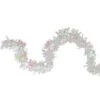 Northlight 50-ft X 4-in White Iridescent Wide Cut Tinsel Christmas Garland -Northlight Paradise 331054520 MainImage 001 l