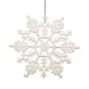 Northlight 24-Piece White Glitter Snowflake Christmas Ornaments 2 Northlight 24-Piece White Glitter Snowflake Christmas Ornaments -Northlight Paradise 331054523 MainImage 001 l