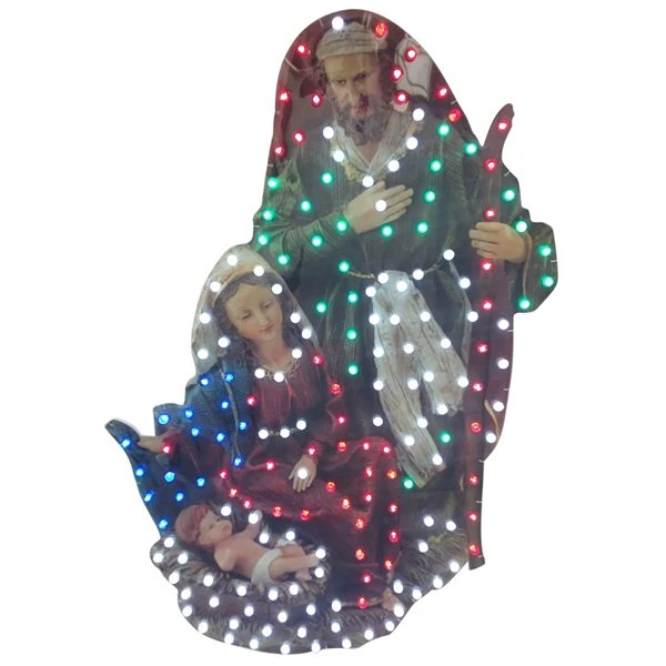 Northlight 48-in LED Holy Family Christmas Nativity Scene Outdoor Decoration 3 Northlight 48-in LED Holy Family Christmas Nativity Scene Outdoor Decoration