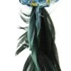 Northlight 9-in Blue And Gold Peacock Feather Jeweled Tassel Christmas Ornament -Northlight Paradise 331054531 AlternateImage1 l