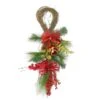 Northlight 26" Long Needle Pine And Berry Artificial Christmas Teardrop Swag Unlit -Northlight Paradise 331054539 MainImage 001 l