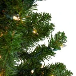 Northlight 5-ft Pre-Lit Medium Canadian Pine Artificial Christmas Tree Clear Lights