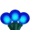 Northlight Set Of 15 Blue Satin G50 Globe Christmas Lights - Green Wire 17.5-ft 1 Northlight Set Of 15 Blue Satin G50 Globe Christmas Lights - Green Wire 17.5-ft -Northlight Paradise 331054556 MainImage 001 l