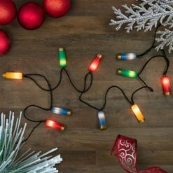 Northlight Multicolour Shotgun Shell Novelty Christmas Light Set - 10-Light