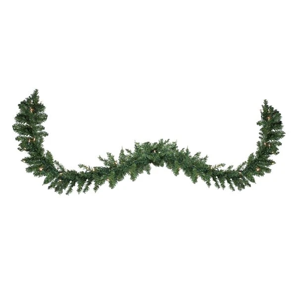 Northlight Pre-Lit Buffalo Fir Commercial Christmas Garland 4 Northlight Pre-Lit Buffalo Fir Commercial Christmas Garland - Image 2