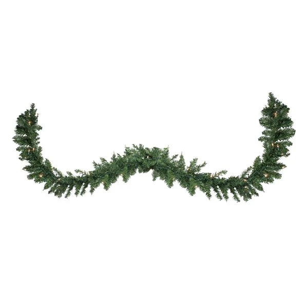 Northlight Pre-Lit Buffalo Fir Commercial Christmas Garland 3 Northlight Pre-Lit Buffalo Fir Commercial Christmas Garland