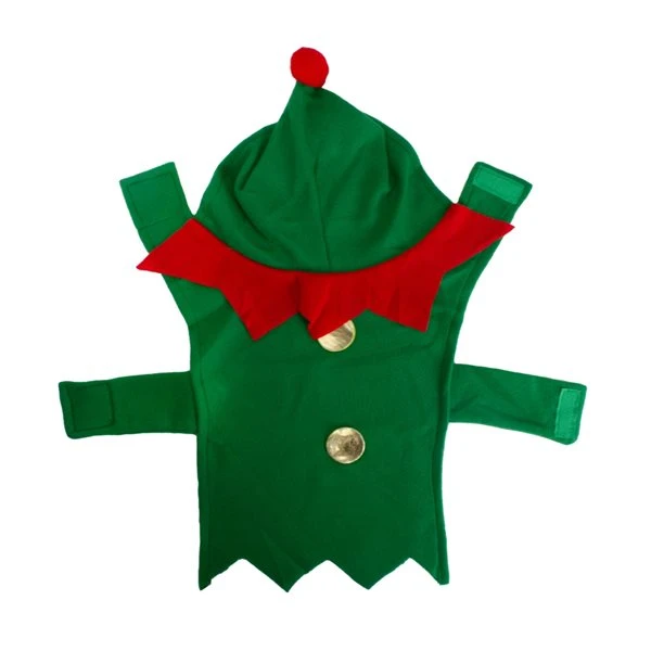 Northlight 27-in Green And Red Christmas Elf Dog Costume - Extra Small 4 Northlight 27-in Green And Red Christmas Elf Dog Costume - Extra Small - Image 2