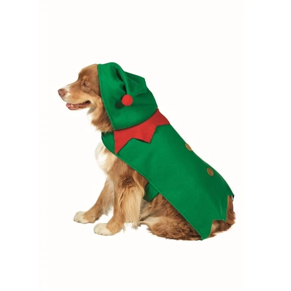 Northlight 27-in Green And Red Christmas Elf Dog Costume - Extra Small 3 Northlight 27-in Green And Red Christmas Elf Dog Costume - Extra Small