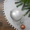 Northlight 8-in Silver Splendor Shatterproof Matte Christmas Ball Ornament -Northlight Paradise 331054584 AlternateImage1 l