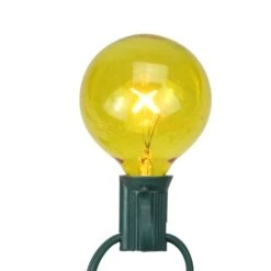 Northlight Yellow G50 Incandescent Christmas Replacement Bulbs - Pack Of 25