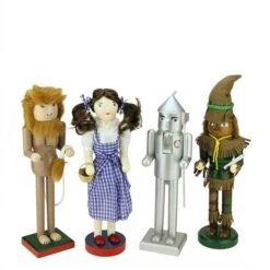 Northlight Decorative Wizard Of Oz Wooden Christmas Nutcrackers - Set Of 4