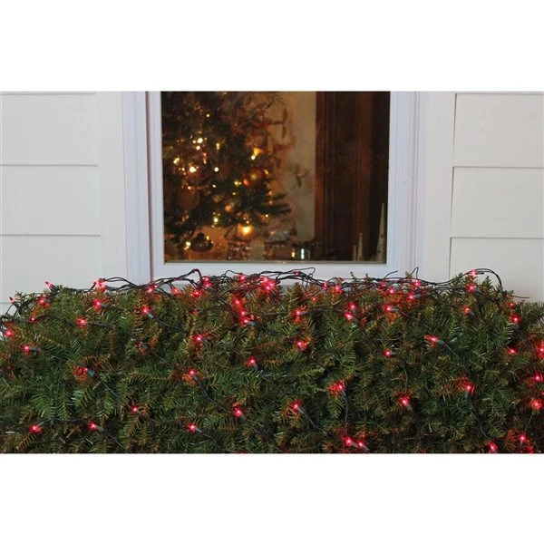 Northlight 4-ft X 6-ft Red Mini Incandescent Net Style Christmas Lights 5 Northlight 4-ft X 6-ft Red Mini Incandescent Net Style Christmas Lights - Image 3