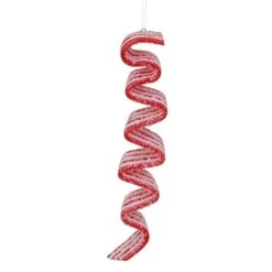 Northlight 5.75-in Red And White Sugar Coated Ribbon Candy Christmas Ornaments - 6-Piece -Northlight Paradise 331054620 AlternateImage3 l