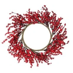 Northlight 22-in Red Berries Artificial Christmas Wreath