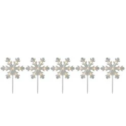 Northlights 5-Light Snowflake Christmas Pathway Marker Lawn Stakes 8-ft 7 Northlights 5-Light Snowflake Christmas Pathway Marker Lawn Stakes 8-ft -Northlight Paradise 331054628 MainImage 001 l
