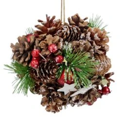 Northlight 6-in Pine Cones Stars And Balls Hanging Christmas Ornament -Northlight Paradise 331054645 AlternateImage1 l