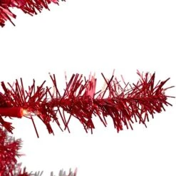 Northlight 4-ft Pre-Lit Slim Red Artificial Christmas Tree - Clear Lights -Northlight Paradise 331054648 AlternateImage2 l