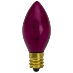 Northlight Pink Twinkle C7 Transparent Christmas Replacement Bulbs - Pack Of 4