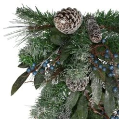 Northlight 28-in Mixed Pine And Blueberries Artificial Christmas Swag - Unlit -Northlight Paradise 331054662 AlternateImage1 l