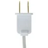 Northlight Christmas Village Replacement C7 Single Light Cord 6-ft - White Wire
