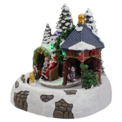 Northlight 10-in Lighted And Animated Christmas Scene With Santa Claus 11 Northlight 10-in Lighted And Animated Christmas Scene With Santa Claus -Northlight Paradise 331054675 AlternateImage3 l