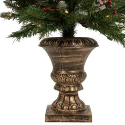 Northlight 5-Piece Pre-Lit Frosted Verona Berry Pine Artificial Christmas Entryway Set -Northlight Paradise 331054683 AlternateImage4 l