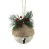 Northlight 5-in Green Rustic Pine Cone And Holly Berry Jingle Bell Christmas Ornament -Northlight Paradise 331054686 MainImage 001 l