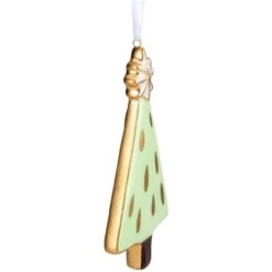 Northlight 4.5-in Green And Gold Christmas Tree Hanging Ornament -Northlight Paradise 331054693 AlternateImage1 l